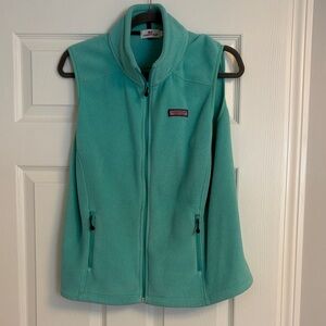 Vineyard Vines Aqua Fleece Vest
